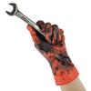 GusiieFlex® 6mil Orange 9 Inches Industrial Disposable Nitrile Diamond Gloves