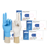 Omini-Protect® 4/5mil Blue White Disposable Nitrile Protective Gloves Multi-purpose Durable Type