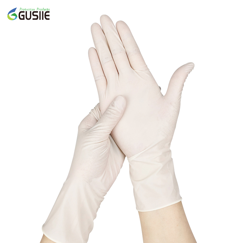 Omini-Protect® 5/6mil Disposable Latex Examination Gloves Oil And Dirt Proof Cleaning Medical grade