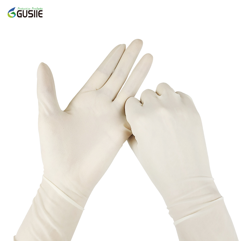 Rubber Surgical Gloves Powder Free And Powdered Medical Hand Glove Sterilized Latex White Or Yellow Hospital Medical Safety