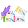 GusiieFlex® 3mil Disposable Flour Free Hemp Noodles Medical Nitrile Examination Gloves