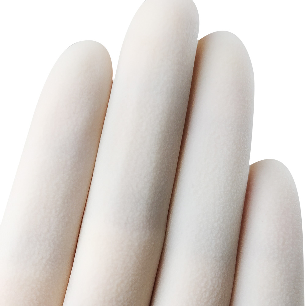 Off-white Sterilized Medical Grade Surgical Gloves