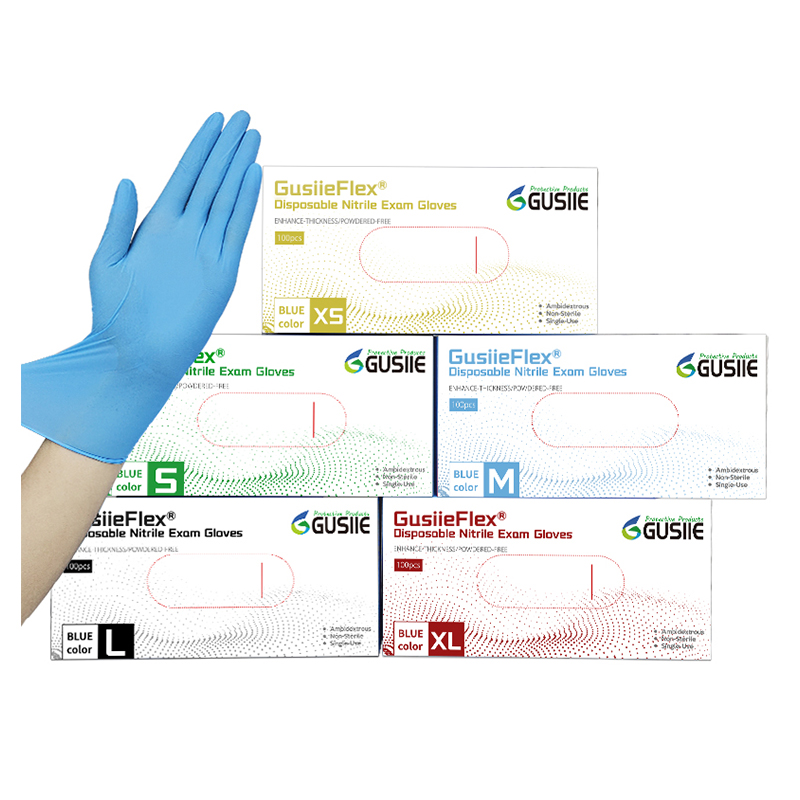 GusiieFlex® 3mil Medical Grade Thin Works Disposable Nitrile Examination Gloves