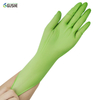 Omini-Protect® 4/5mil Green Pink Multi-purpose Durable Type Disposable Nitrile Protective Gloves 