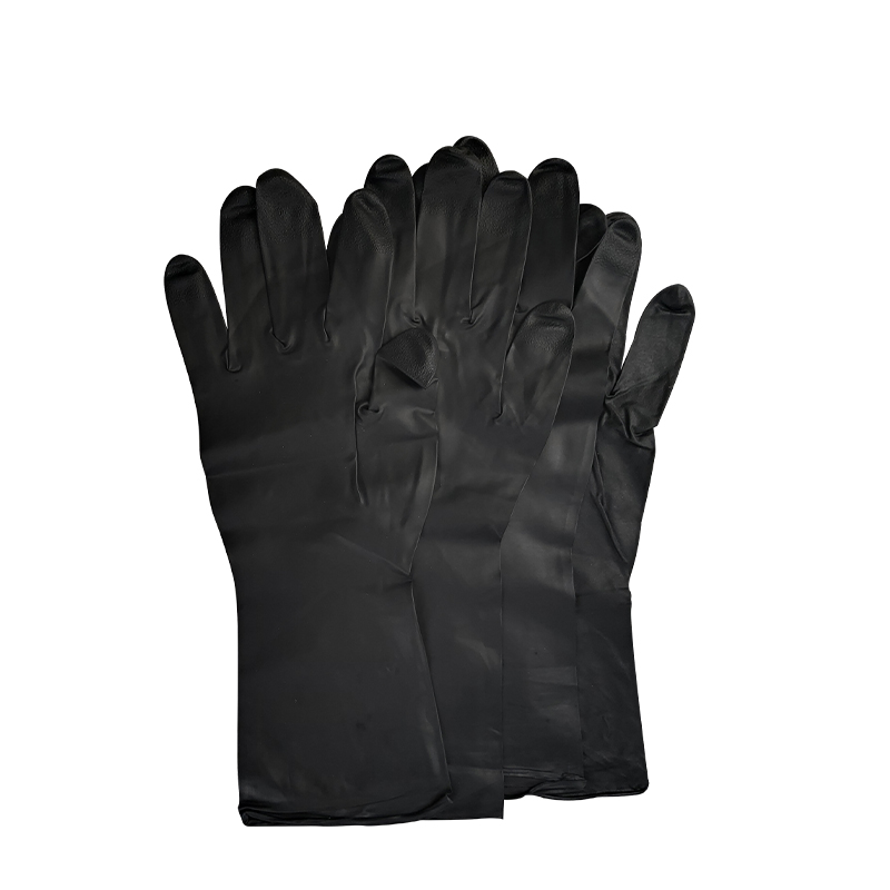 12 "black Nitrile Gloves for Pet Care Industrial Production Protection